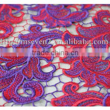 Best Selling Cold Water Soluble Poly Textile Embroidered Fabrics