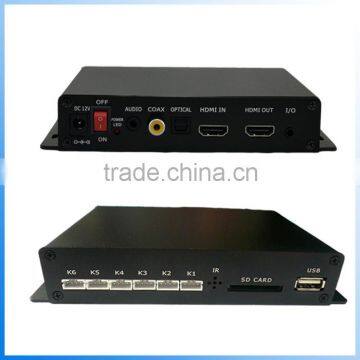 Metal Shell Digital Signage Box Optical 5.1 Output Memory Card Player Mp4 Digital Media Player Advertising Media photo-6