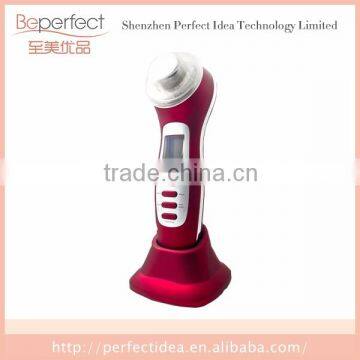 Beperfect home use rechargeable for traveling 5V 1A rechargable Ultrasonic and galvanic facial machine price