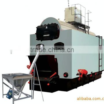 Horizontal automatic chain grate coal fired steam boiler