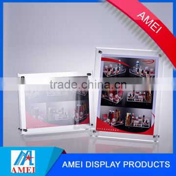 2015 hot sales Acrylic wall hanging shadow box frames wholesale