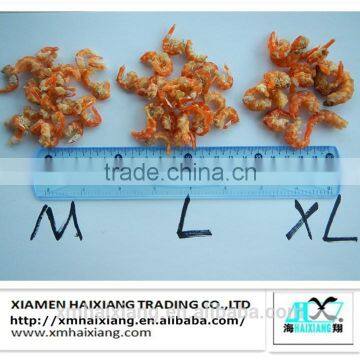 Dried frozen shrimp meat