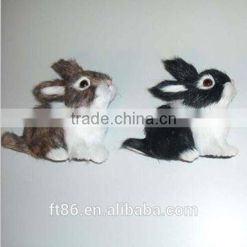 replica realistic bunny handmade easter decoration magnet rabbit