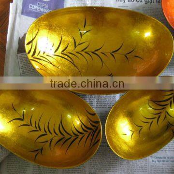 composite lacquer bowl handmade in VietNam