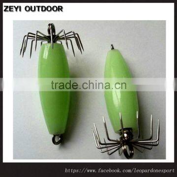 Luminous Squid Hook Squid Lure Hook Bait Nice Green Color