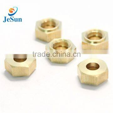 China Supplier Brass Hex Nut,cnc Brass Part photo-2