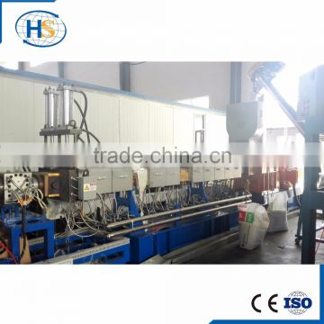 Plastic Recycling Two Stage Or Conical Twin Screw Extruder For Masterbatch/PA/PE/PET/PVC/ABS/NBR/EPDM