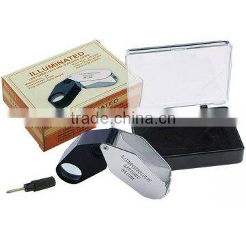 10x Folding Jeweler Loupe Magnifier + LED Light, 18mm Lens Jewel Identifier Tool photo-2