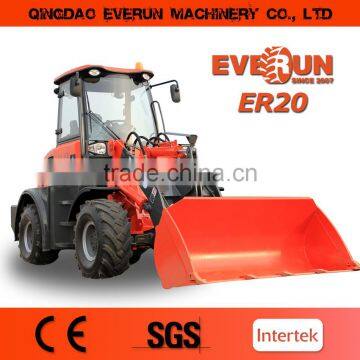 Everun 2017 2.0ton tree spade wheel loader good price for sale