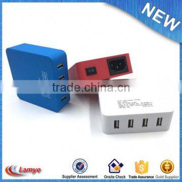 Multi 4 Usb Charger 5v 5a Wall Charger With Cable for Smartphone photo-5