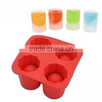 ice cup mold ice shot glasses Tpr ice shot glass tray