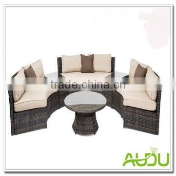 Audu Ratttan Wicker Outdoor Circular Sofas