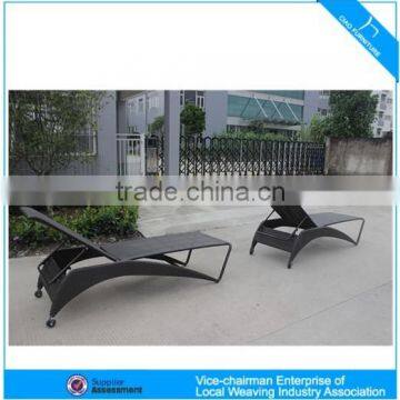 Elegant Outdoor Rattan Furniture Chaise Lounge Chair Sun Lounger photo-3