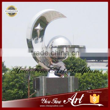 Garden Metal Stainless Steel Outdoor Statue