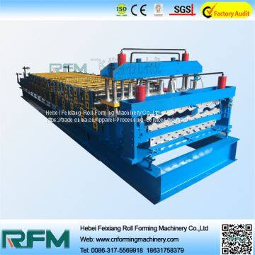 hebei machine manufacturer double layer roll forming machine equipment from china for the small business