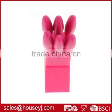 6 Pcs Stainless Steel Steak Knife Set With Knife Block photo-4