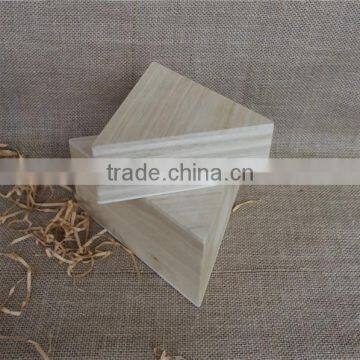Triangle Natural Cheap Wooden Christmas Gift Box photo-2