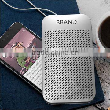 Multi-function Mobile Power Portable Speaker Super-thin Safe Polymer Batteries Bluetooth Stereo Mini Charging Treasure Speaker photo-2