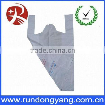 disposable plastic t shirt bag with factory price