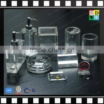 Factory wholesale acrylic bathroom accessories high quality PMMA bath set from china manufacturer