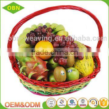 Custom Eco-friendly Rattan Wicker Flower Fruit Basket Wedding Decorations Supplies photo-4