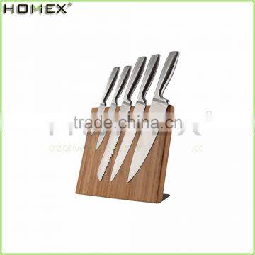 Bamboo Magnetic Knife Holder with Metal Stand/New Design Knife Organizer/Homex_FSC/BSCI Factory