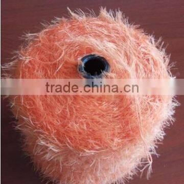 100%Dyed Fancy Feather Yarn for Knitting Scarf photo-2