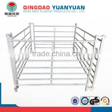 Wholesale hot dipped railing pool galvanized wire mesh portable yard farm field steel metal cheap garden fence