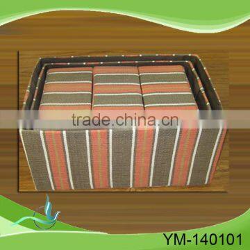 Buy wholesale from china paper box with fabric insert