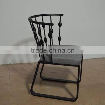 Elegant Outdoor Chair Metal Base photo-2