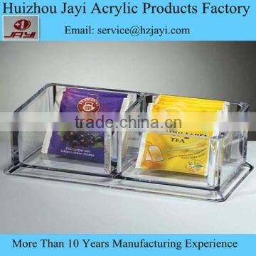 China Supplier Wholesale Clear Acrylic Tea Bag Holder and Tea Bag Box photo-5