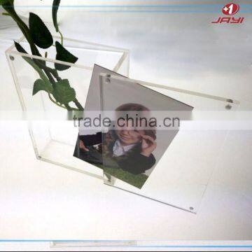 Hot Sale Wholesale Acrylic Clear Green and Black Tall Glass Vases