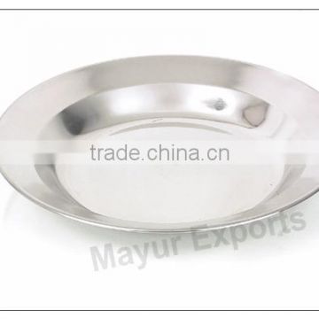 Stainless Steel Soup Plate