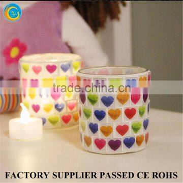 Mosaic Candle Holder Candle Holder for Fireplace photo-2