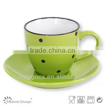 cheap crockery coffee cup and saucer wholesale bulk