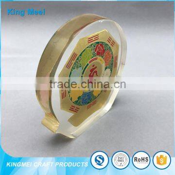 China Factory Desk Acrylic Paperweight Acrylic Coin Holder photo-3