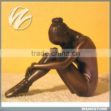 Life Size Dancing Girl Bronze Sculpture photo-2