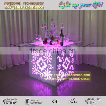 Ourdoor Wedding Dining Set / Dining Table and Chair Set With Led Under Lighting photo-3