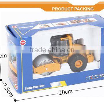 1:50 Single Drum Roller Road Diecast Part Model Engines Die Cast Model Car for Kids photo-6