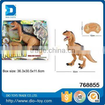 Hot selling rc wild animal dinosaur toy funny for play with light and sound