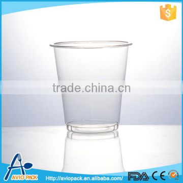 Fine design 8oz disposable PET plastic cup for aircraft