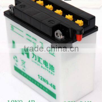 Motorcycle storage Battery 12v 9ah starter batteries/ 12V Moto Batteries