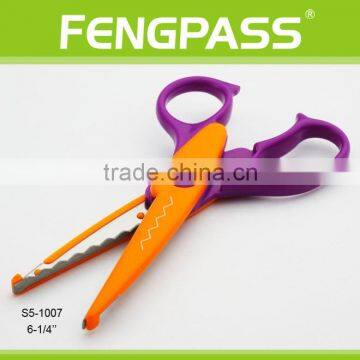 S5-1007 6.25 Inch 2Cr13 Stainless Steel Blade With Plastic Handle Craft Scissors photo-4