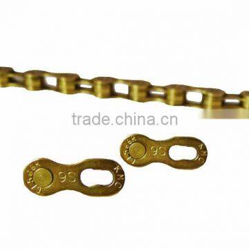 KMC X9SL Super Light 9 Speed Titanium Gold Bicycle Chain photo-5