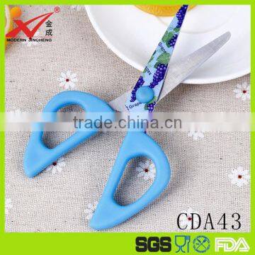 Fashional style beautiful stainless steel fruit scissors multifunctional kitchen scissors