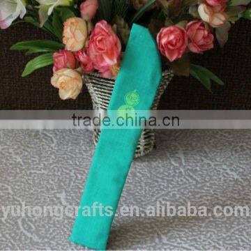 Cotton bamboo hand fan bag as gift pouch or packing