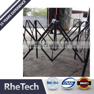 Customized Stainless Steel Adjustable Height Fold Trade Show Pvc Tent photo-3
