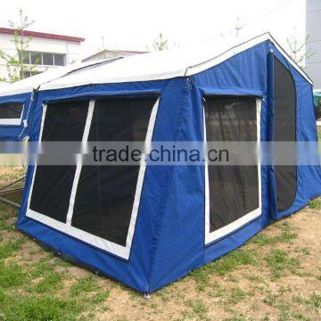 4WD Chinese off road military shovel hard floor camper trailer tent