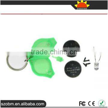 Small Portable Gift Keychain Plastic OEM White Light LED Keychain photo-2