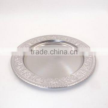 Supply Popular Stainless Steel Foil Round Tray